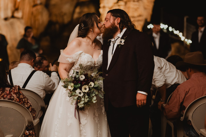 Raegan & Travis’s wedding at Cave Without a Name, Boerne, TX, photographed by Weddings Unlimited